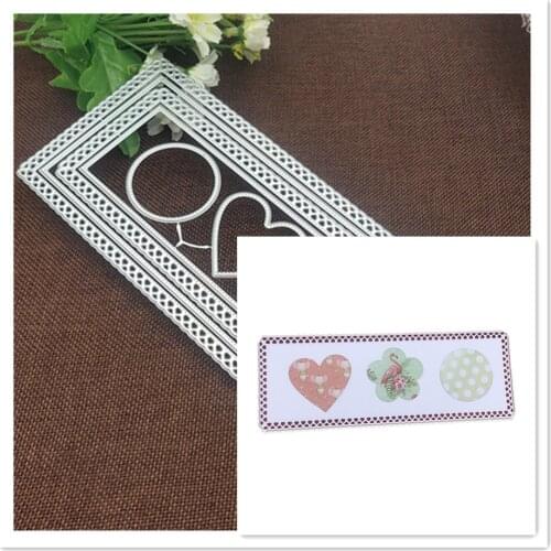 Mold Irregular rectangular Metal Cutting Dies Stencils For DIY Scrapbooking Decorative Embossing Handcraft Die Cutting Template
