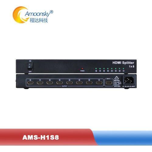 Hdmi 1 in 8 out 1x8 hdmi splitter