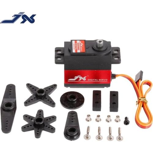 JX PDI-6209MG 4.8V-6V 0.13sec/60 9.35kg Digital Metal Servo Aluminums Case for 1/10 RC Car Servo Car Model Motor RC Parts