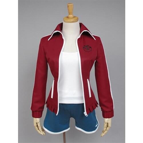 Hot Game Anime Danganronpa: Trigger Happy Havoc Cosplay Costume Asahina Aoi Halloween Party Cos Girls Daily Casual Clothes Set