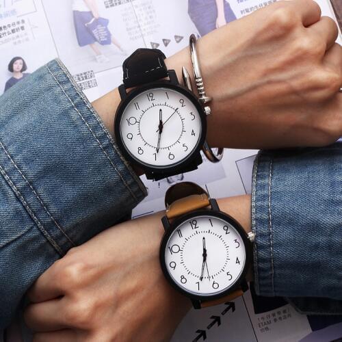 Fashion Simple Men Watches Leather Band Quartz Watch No Logo Watch Clearance Sale Drop Shipping Reloj Hombre Relogio Masculino