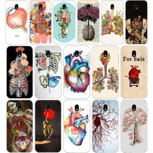 207H DESIGNS HUMAN ANATOMY Soft Silicone Tpu Cover phone Case for Samsung j3 j5 j7 2016 2017 a3 2016 a5 2017 a6 2018