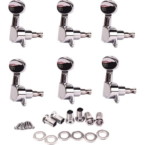Pack of 6 Metal String Tuning Machine Tuners 6R Replacement for