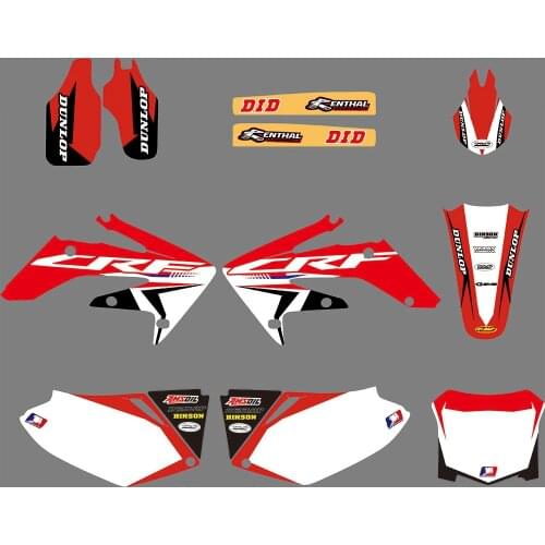 Decal Sticker for Honda CRF250 CRF250R CRF 250 R 250R 2008 2009 Team Background Motorcycle Graphics Kit