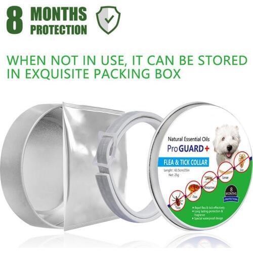 Originally Selling Flea Tick Adjustable Collar Dogs Anaphylaxis Skin Friendly Formula Flea Tick Removal Puppy Pet Dogs Cats Use