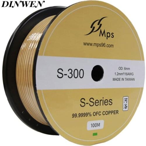 Original MPS S-300 S-306 6N Signal RCA Cable 99.9999% Oxygen-Free Copper Speaker Cable Interconnect Line Engineering Wire 15AWG