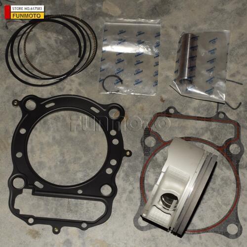 Piston/rings/pin/circlip/cylinder head and cylinder gaskets fit for LINHAI 700 UTV/ATV