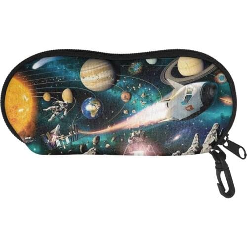 Portable Eye Glasses Bag Galaxy Star Print Stylish Sunglass Portatives for Boys/Men New Sun Glasses Box Eyewear Storage Boxes