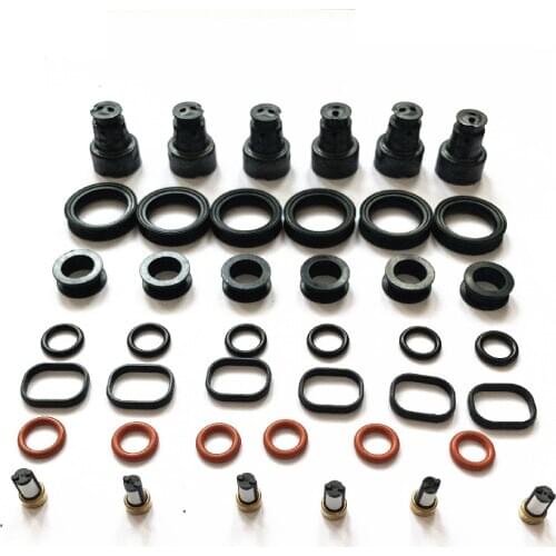 6 Sets For Lexus RX300 Fuel Injector Repair Service Kits For Part 23209-20020, 232090A010, FJ10303, FJ10542 For AY-RK101