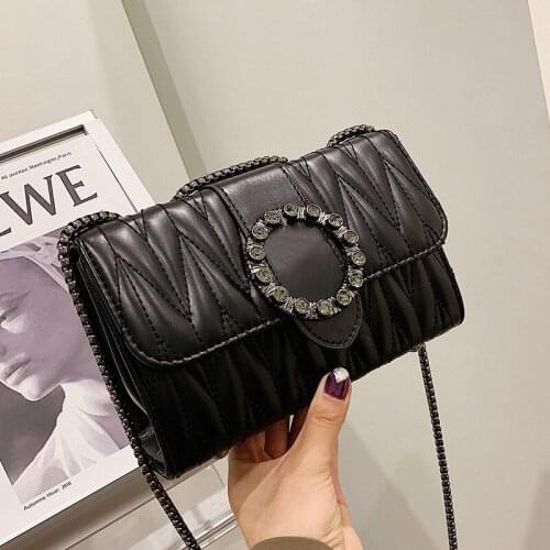 Purple Spirit Bird - Fashion Shoulder Bag Designer Women Crossbody Bags Female Leather White Chain Bags for Women Brand 2021