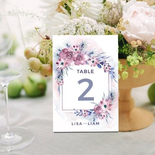 300g 600g thicken table number card wedding Party decorations for guests free shipping