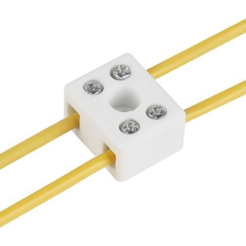 1pc 0.1-25mm 400V Insulation High Temp Porcelain Ceramic Terminal Block