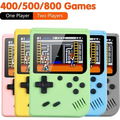 500 In 1 Retro Video Game Console 3.0 Inch Handheld Game Console 8 Bit Mini Portable Pocket Handheld Game Player for Kids Gift