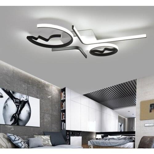 Bedroom lamp warm romantic led living room simple modern personality geometric art restaurant ceiling lamp WF514930
