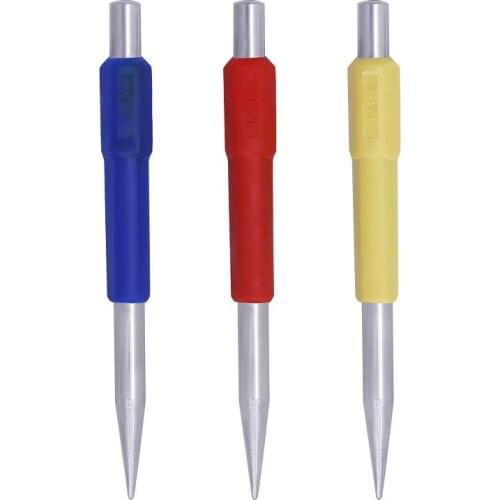 3Pcs/Set Blue&Red&Yellow Handle Center Punching Pins 2019NEW Central Hole Positioning Fitter Chisel Pricker Punching Drill Tool