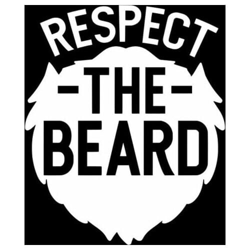 Black/Sliver Beard Decal Car Stickers Window Decal Vinyl Art Pattern Art Car Body Stickers Waterproof S936