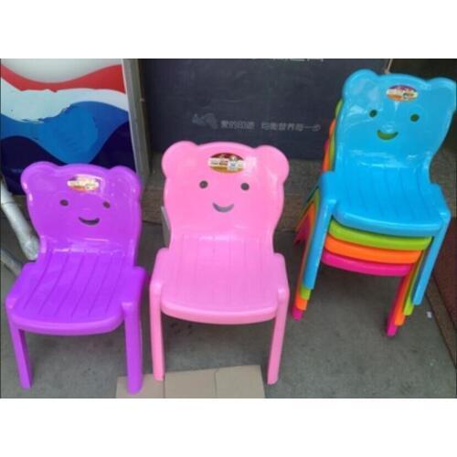 For 1-2 years children Cute little bear Kindergarten chairs Safety Thicken small stool