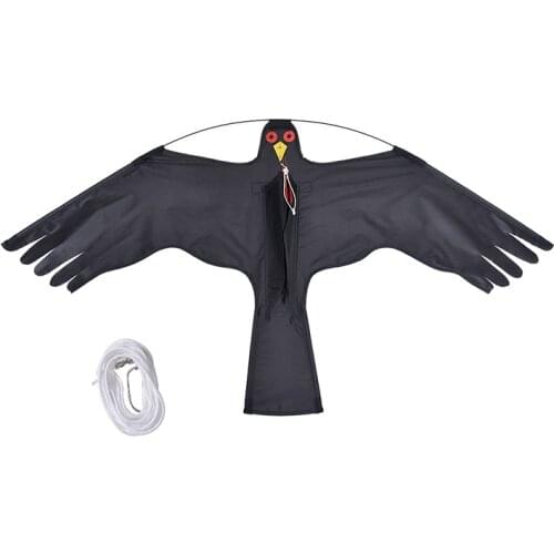 Home Gardening Bird Repellent Kite Black And Red Scary Bird Kite Eagle Kite Outdoor Gardening Toy Flying Bird Kite To enjoyable