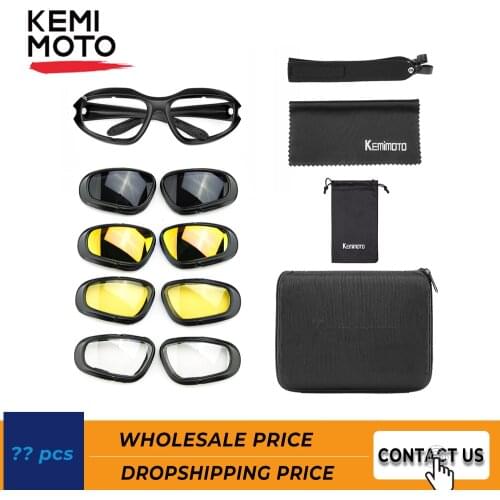 KEMiMOTO Motorcycle Glasses