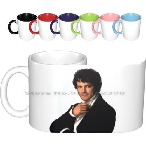 Colin Firth As Mr Darcy In Pride & Prejudice Ceramic Mugs Coffee Cups Milk Tea Mug Colin Firth Pride And Prejudice Jane Austen