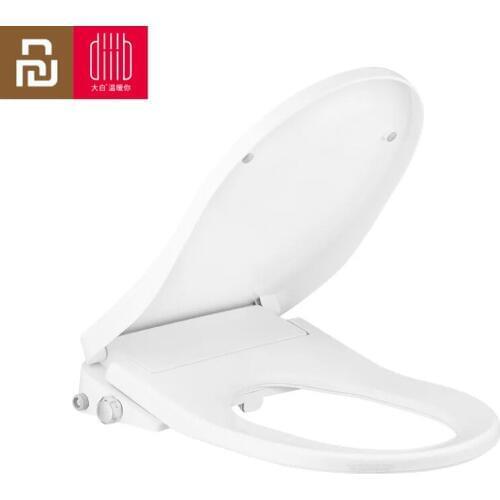 Youpin Dabai Diiib Smart Toilet Seat Cover V/U Shape with LED Night Light Temperature Adjustable Bidet Double Washing Toilet Lid