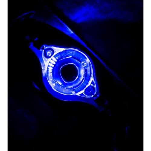 Mini Fishing Lure Trap Light LED Deep Drop Underwater Eye Shape Fishing Squid Bait Luminous Lure Lamp Pesca Tackle Tools