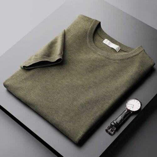 Classic Autumn Winter Mens Sweaters Luxury Short Sleeve Computer Knitted Pullovers Male Sweaters Fashion Fit Man Sweaters