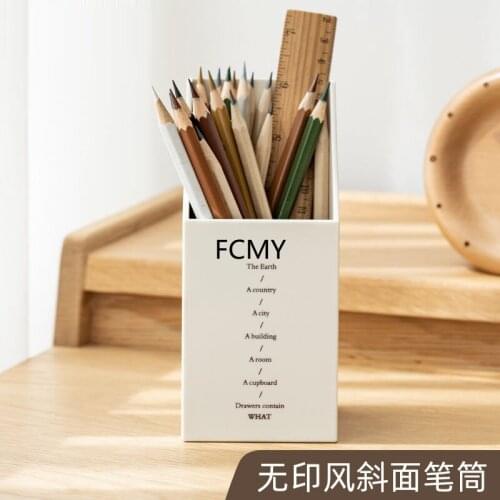 2021 New Multifunction Pen Holder Creative Large Capacity Desktop Storage Box Pencil Organizer School Stationery Pen Stand