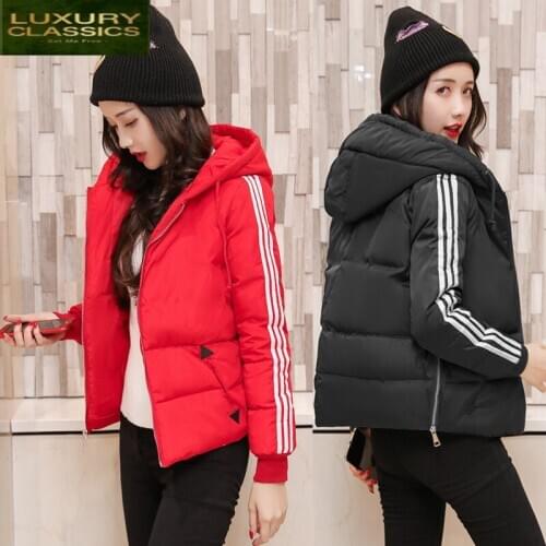 Jacket Women 2021 Winter Hat Hooded Parkas Loose Down Cotton Coat Plus Size Autumn Ladies Clothes Chaqueta Mujer LWL870