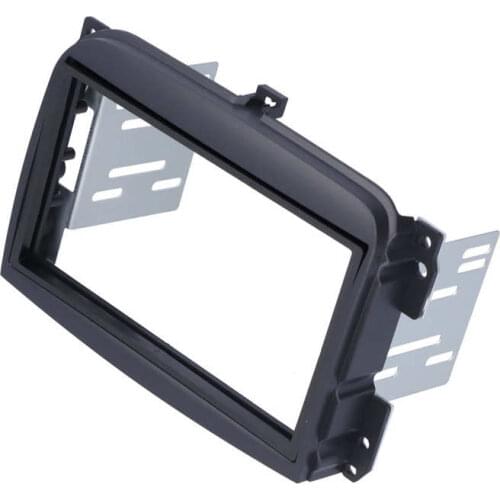 2Din Car Stereo Radio Fascia DVD Audio Navigation Panel Frame Trim Fit for Fiat 500L 2012 2013 2014 2015