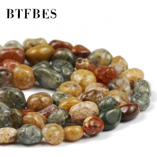 Ocean Jasperr Natural Irregular Gravel Stone Charm Scattered beads DIY Bracelet Necklace Accessories for Jewelry making 4~8mm