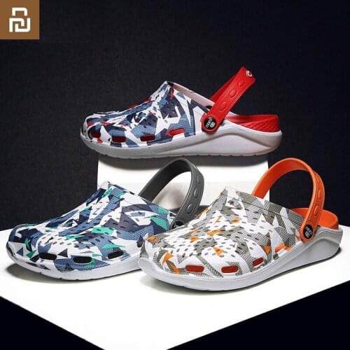 New Youpin Crocs Shoes Fashion Design Garden Men Women Casual Sandals Breathable Rubber Indoor And Outdoor Anti-Slip Slippers