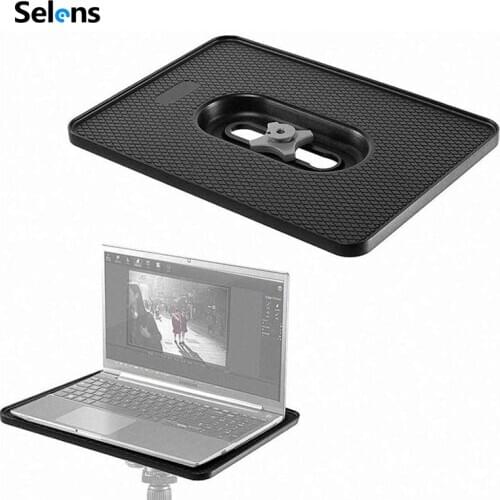Selens Professional Photography Laptop Computer Platform Pallet Projector Tray Holder for 1/4 3/8 Screw Tripod Stand Mount