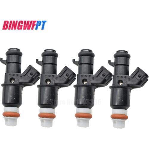 4PCS Fuel Injectors Flow Valve For Honda Civic 06-11 1.8L 16450-RNA-A01 16450RNAA01 Injection Nozzle Injectors Car Fuel