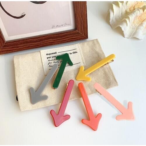 Hairlyah Funny Candy Colors Arrow Hairpin For Women Hair Clips Hairpins Bangs Barrette Styling Tools Headdress Hair Accessories