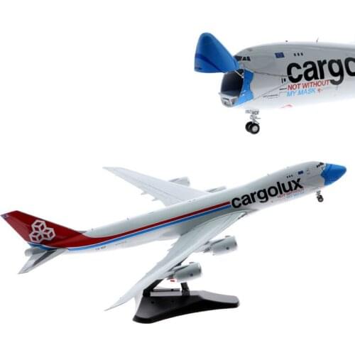 1:200 B747-8F LX-VCF model CARGOLUX XX20079C air airlines w landing gears alloy aircraft plane collectible display model