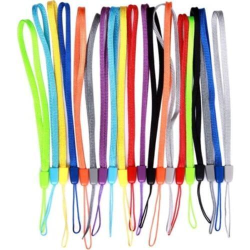 20Pcs Hand Wrist Lanyard Strap String Short Grip Lanyard for USB Flash Drive Keychain ID Badge Holder Phone Straps DIY Hang Rope