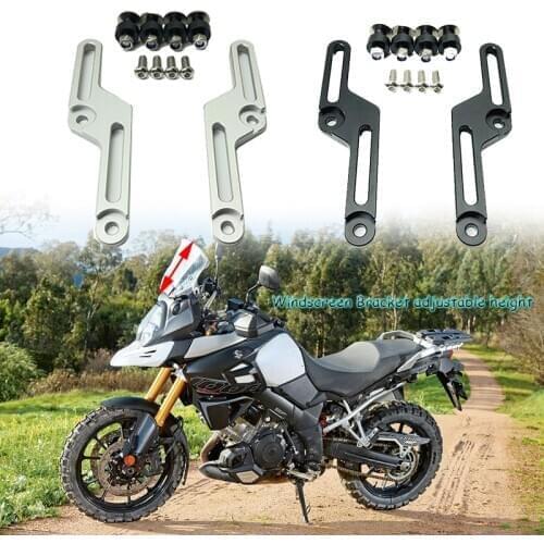 For SUZUKI V-STORM 1000 DL1000 DL 1000 2014-2019 Motorcycle Accessories Windscreen Adjusters Airflow Adjustable Windscreen Wind
