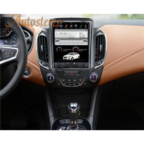 Pure Android7.1 Tesla style Car GPS Navigation For CHEVROLET CRUZE 2013-2017 Auto navi stereo headunit multimedia No DVD Player