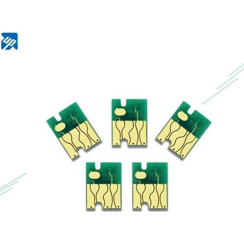 5PC T5820 Maintenance Tank Chip Compatible Chip for Epson Surelab D700 Maintenance Ink Tank for Fuji DX100 Waste Ink Collector