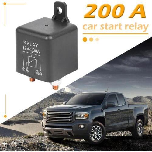 DC 12V 200A/120A/100A Heavy Duty Split Charge/Winch Relay 4 Pin for Car Van Boat Marine 2.4W Longterm and 4.8W Intermittent Work