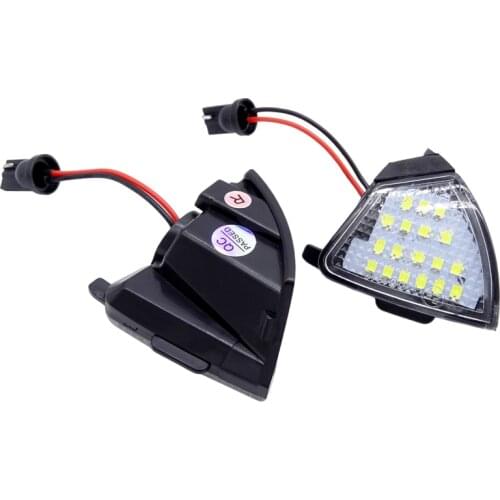 For Vw Golf 5 Mk5 MkV Passat B6 Jetta Eos Golf6 Variant 2pcs Car LED Under Side Mirror Floor Light Puddle Lamp Welcome Light
