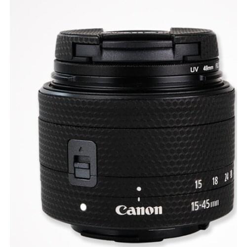 EFM15-45 Lens Premium Decal Skin for Canon EF-M 15-45mm f/3.5-6.3 IS STM Lens Anti-scratch Cover Film Wrap Sticker