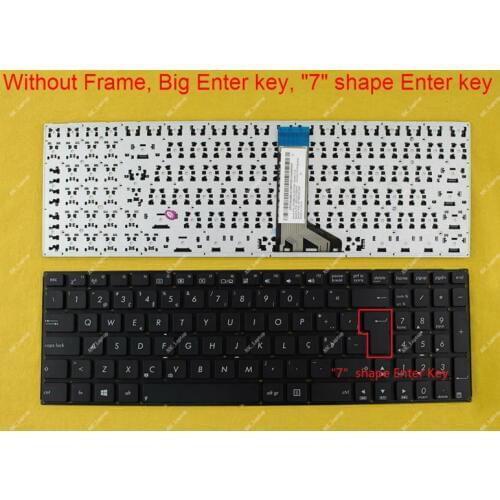 New PT Portuguese Teclado Keyboard For ASUS X551 X551C X551CA X551M X551MA Laptop Without Frame Black WIN8