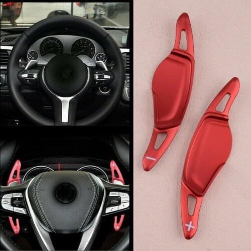 Red Car Steering Wheel Shift Paddle Fit For BMW X3 X4 M5 5 7 Series 2018-2019