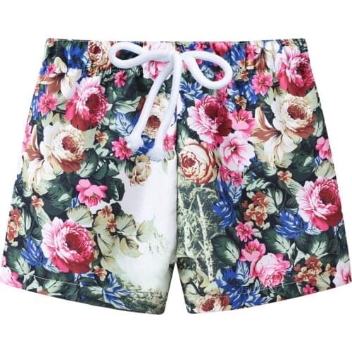 Summer New Kids Swim Shorts Baby Boys Girls Swimwear Toddler Kids Fashion Cartoon Print Swimwear Swimsuit Beach Short Pants