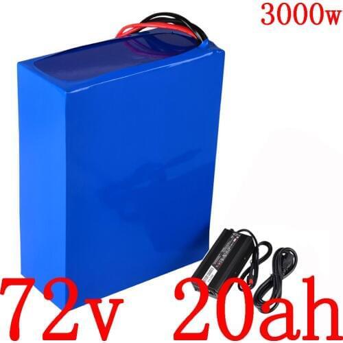 72V 2000W 3000W electric scooter battery 72V 20AH electric bicycle battery 72V li-ion scooter battery 72V 20AH Lithium battery