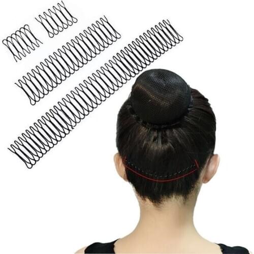 Invisible Hair Styling Tool Women Headwear Roll Curve Inserted Hairpins Hairgrips Fring Hair Comb Clips Barrette Accessories
