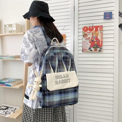 Summer New Womens Fashion Backpack Nylon Waterproof Student Travel Bag Large-capacity And Lightweight School Backpacks