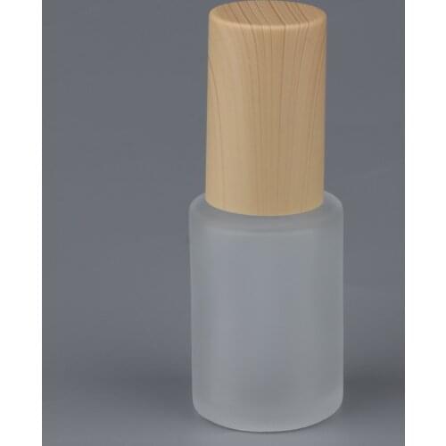 30~120 ml Semitransparent Glass Empty Pump Bottle Shampoo Conditioner Soap Dispenser Container for Travel